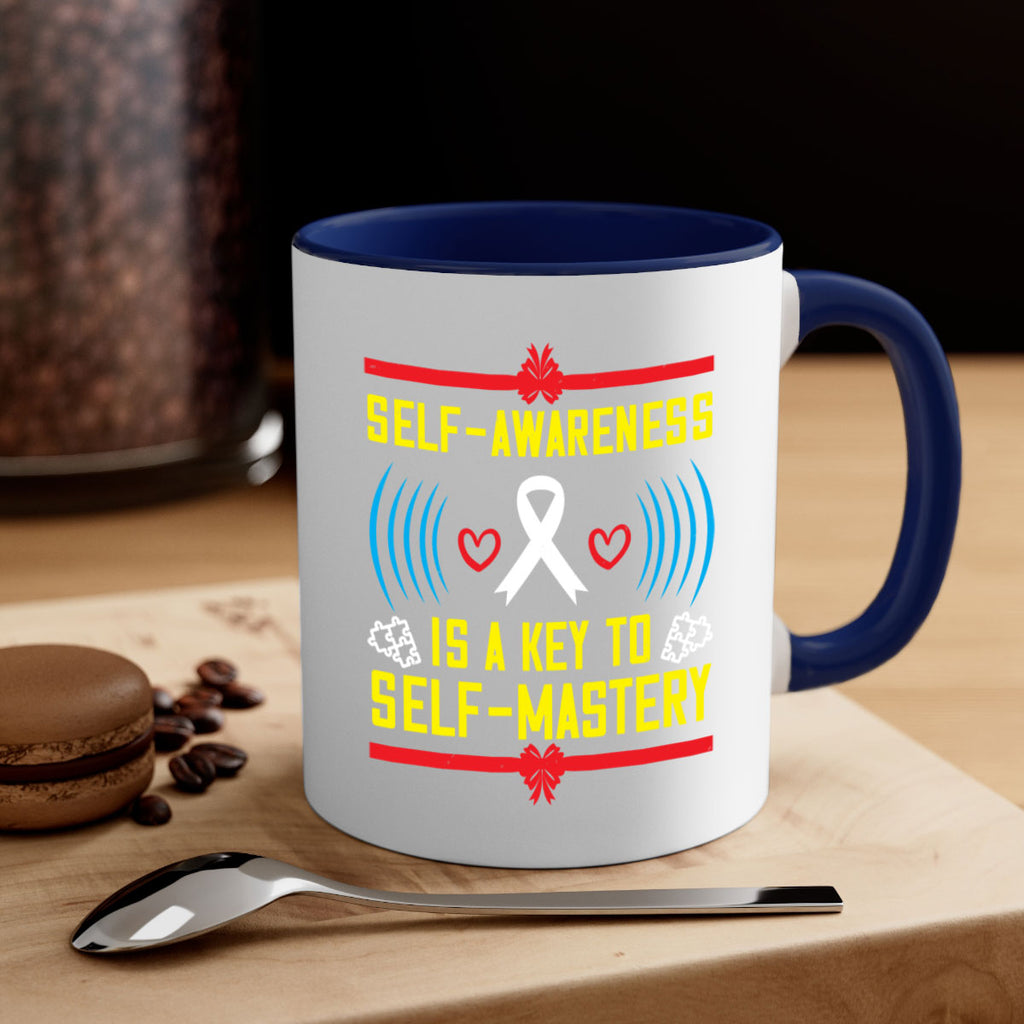 Self wareness is a key to self mastery Style 32#- Self awareness-Mug / Coffee Cup