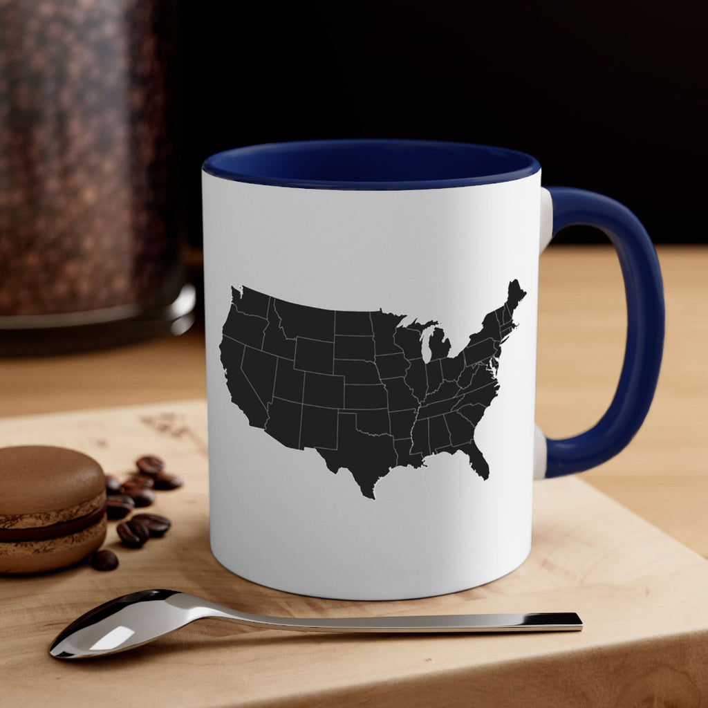 Separate Color Map Style 71#- 4th Of July-Mug / Coffee Cup