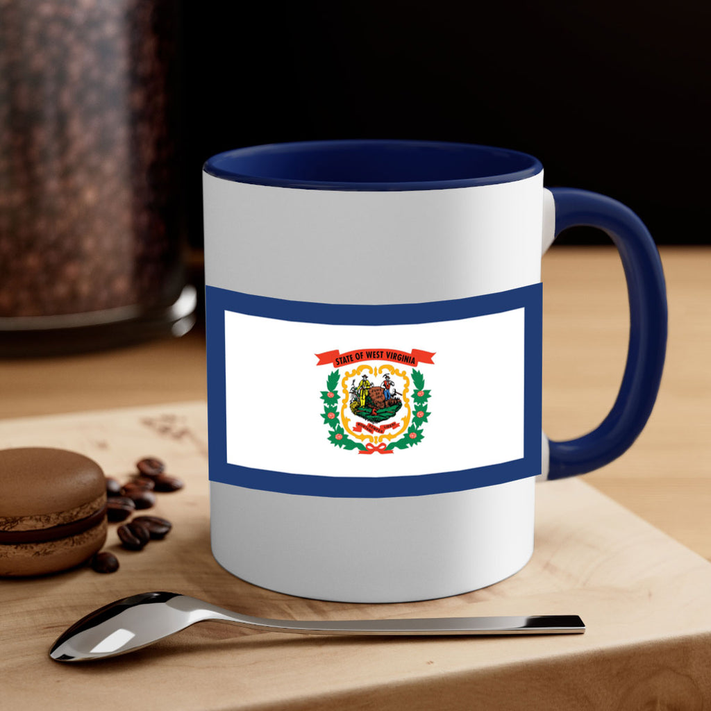 West Virginia 3#- Us Flags-Mug / Coffee Cup