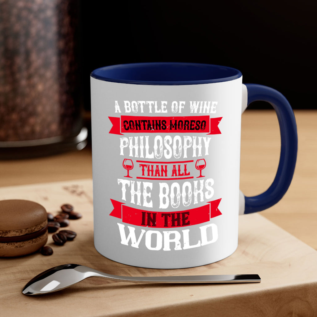 a bottle of wine contains moreso 96#- wine-Mug / Coffee Cup