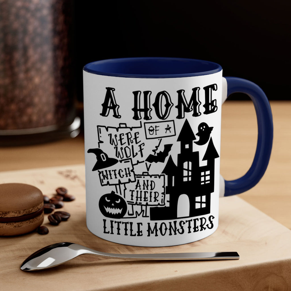 a home of a were wolf witch and their little monsters 96#- halloween-Mug / Coffee Cup