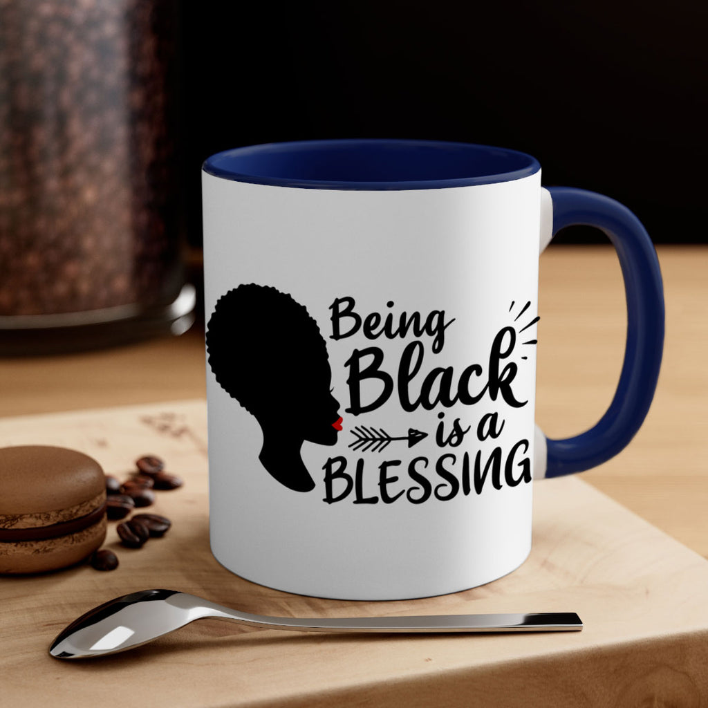being black is a blessing Style 63#- Black women - Girls-Mug / Coffee Cup