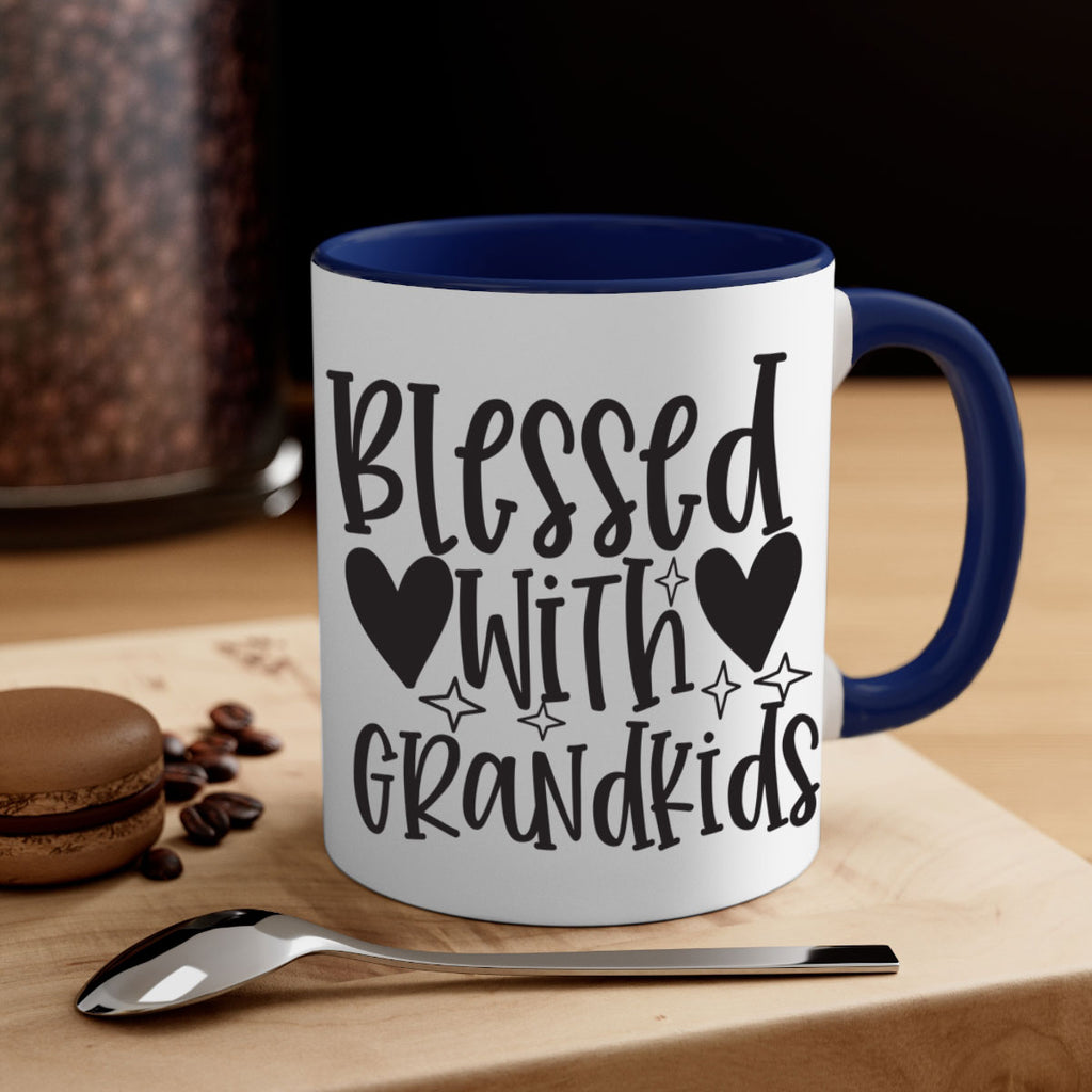 blessed with grandkids 415#- mom-Mug / Coffee Cup