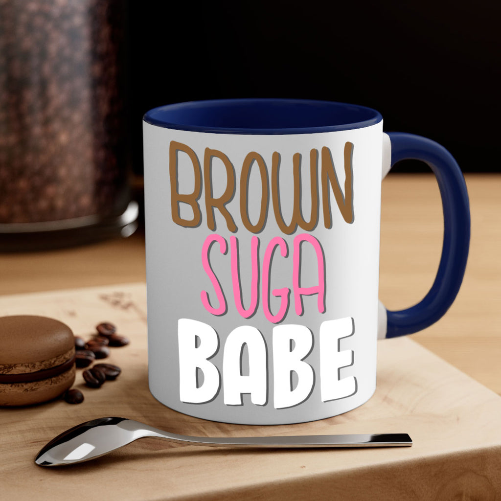 brown suga babe 190#- black words - phrases-Mug / Coffee Cup