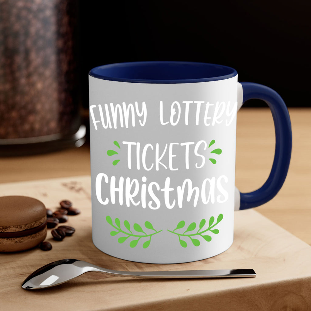 funny lottery tickets christmas style 229#- christmas-Mug / Coffee Cup