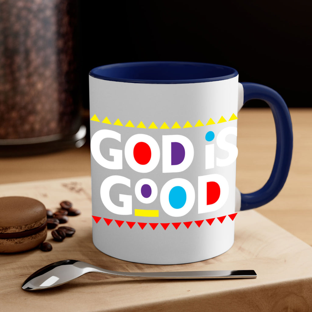 god is good 143#- black words - phrases-Mug / Coffee Cup