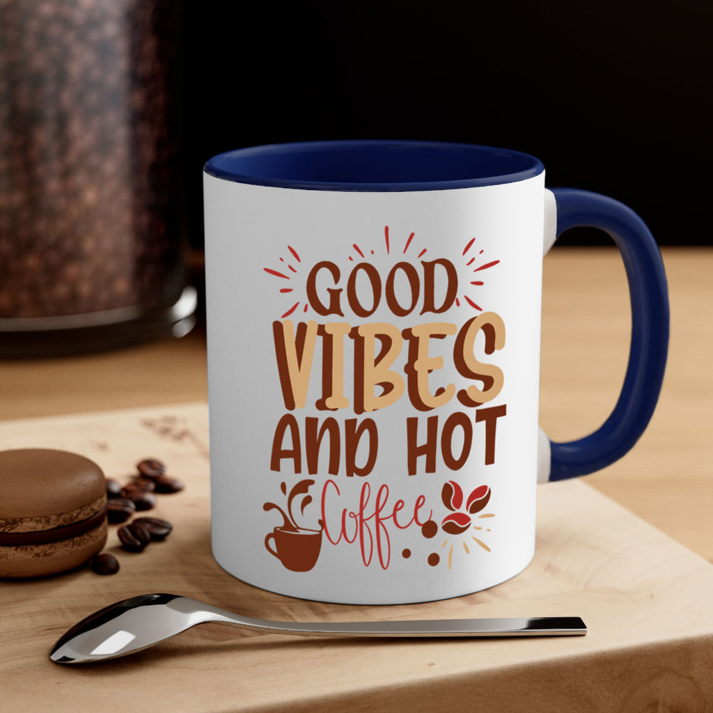 good vibes and hot coffee 212#- coffee-Mug / Coffee Cup