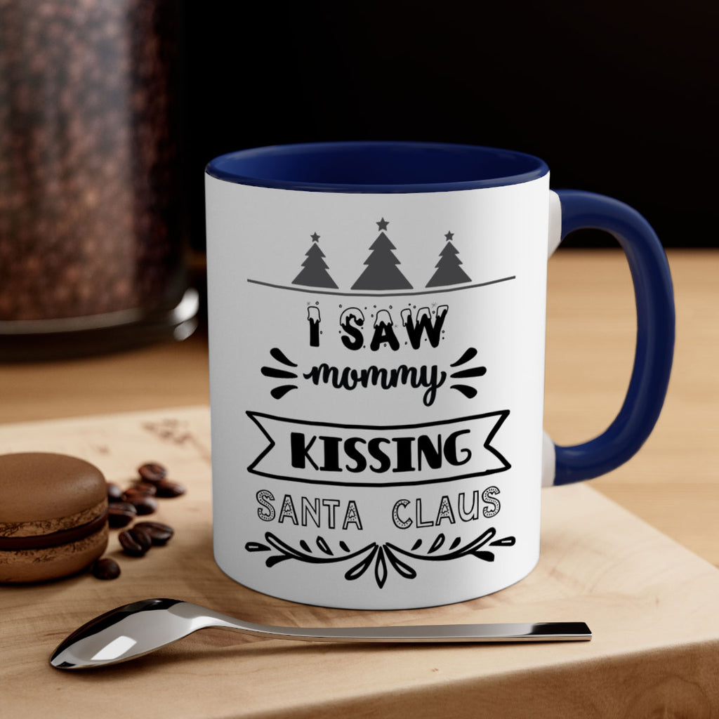 i saw mommy kissing santa claus style 345#- christmas-Mug / Coffee Cup