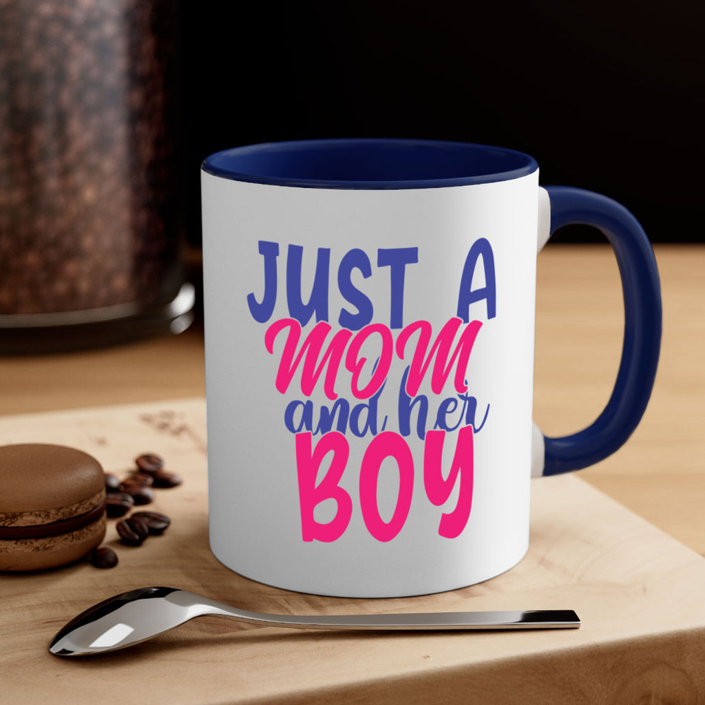 just a mom and her boy 392#- mom-Mug / Coffee Cup