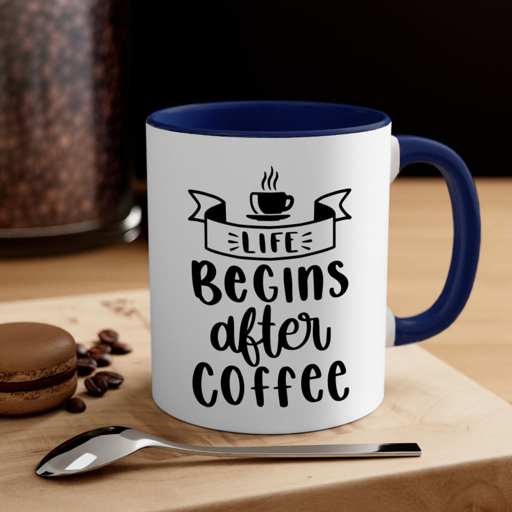 life begins after coffee 79#- coffee-Mug / Coffee Cup