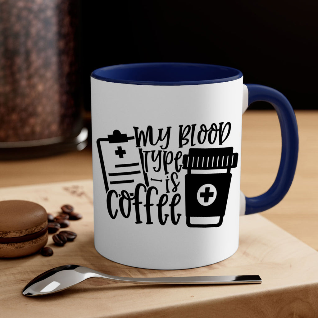 my blood type is coffee 60#- coffee-Mug / Coffee Cup