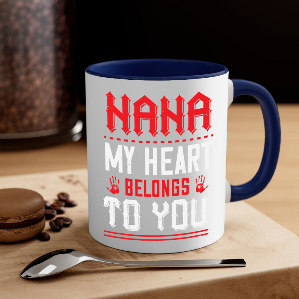 nana MY HEART 7#- grandma-Mug / Coffee Cup
