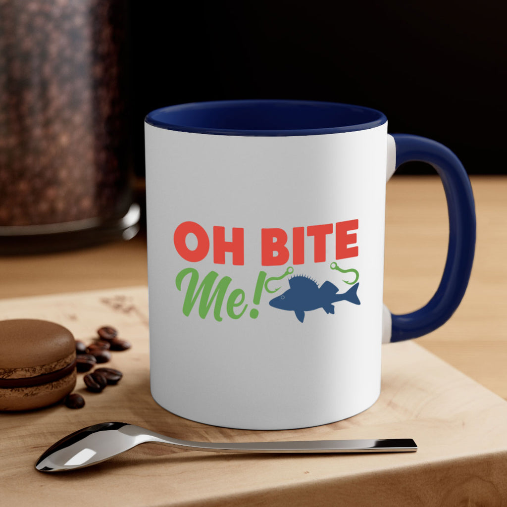 oh bite me 202#- fishing-Mug / Coffee Cup
