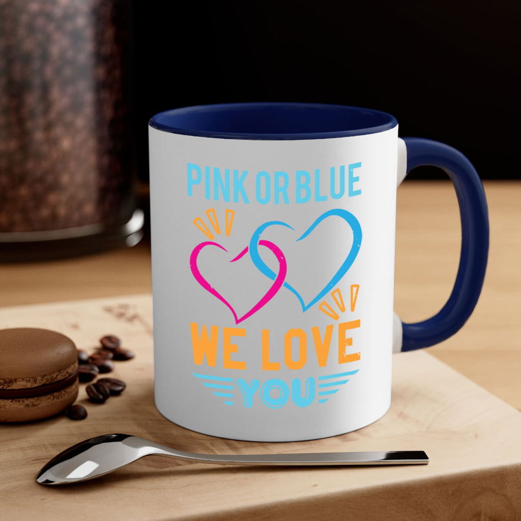 pink or blue we love you Style 20#- baby shower-Mug / Coffee Cup