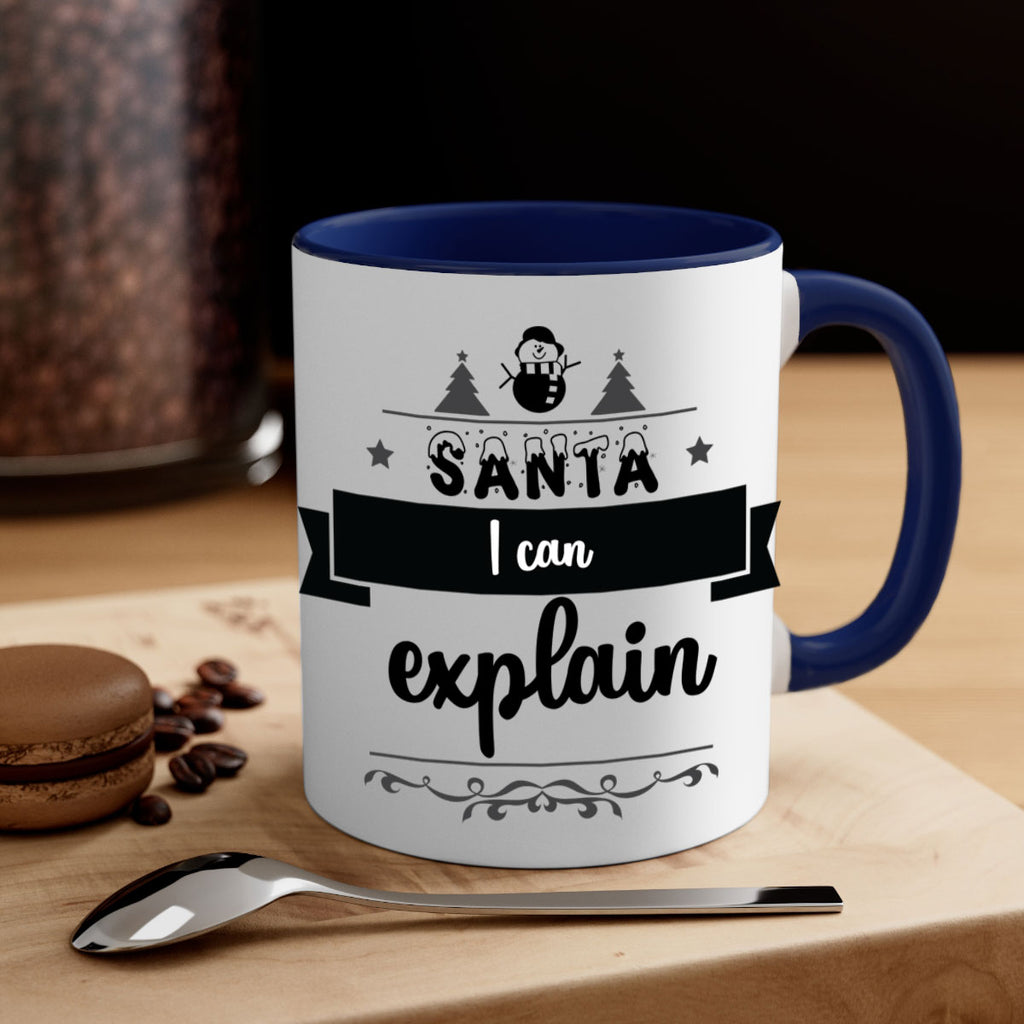 santa i can explain style 604#- christmas-Mug / Coffee Cup