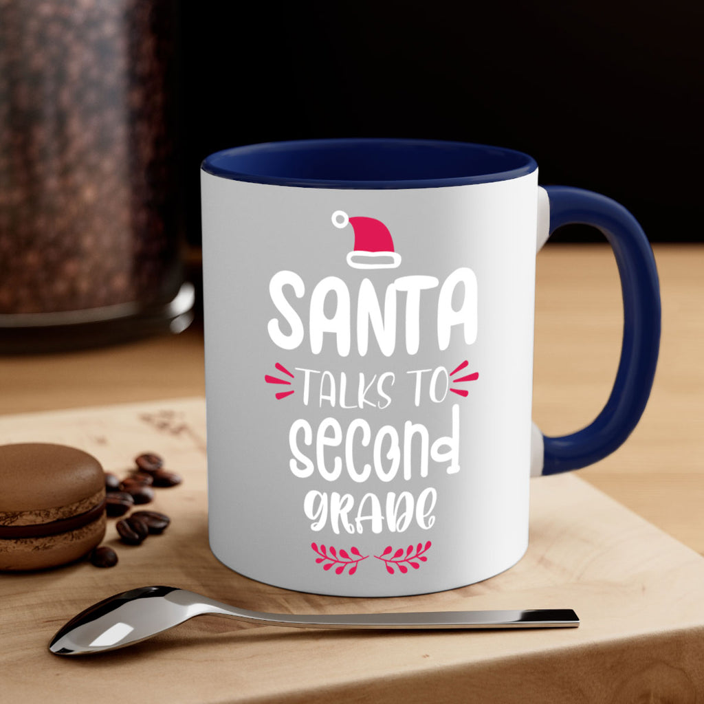 santa talks to second grade style 610#- christmas-Mug / Coffee Cup