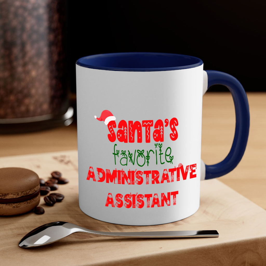 santas favorite administrative assistant style 623#- christmas-Mug / Coffee Cup