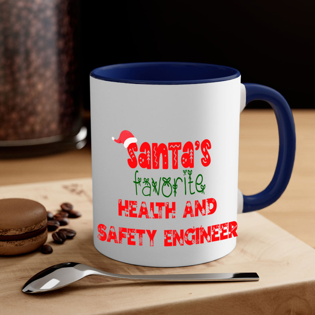 santas favorite health and safety engineer style 865#- christmas-Mug / Coffee Cup