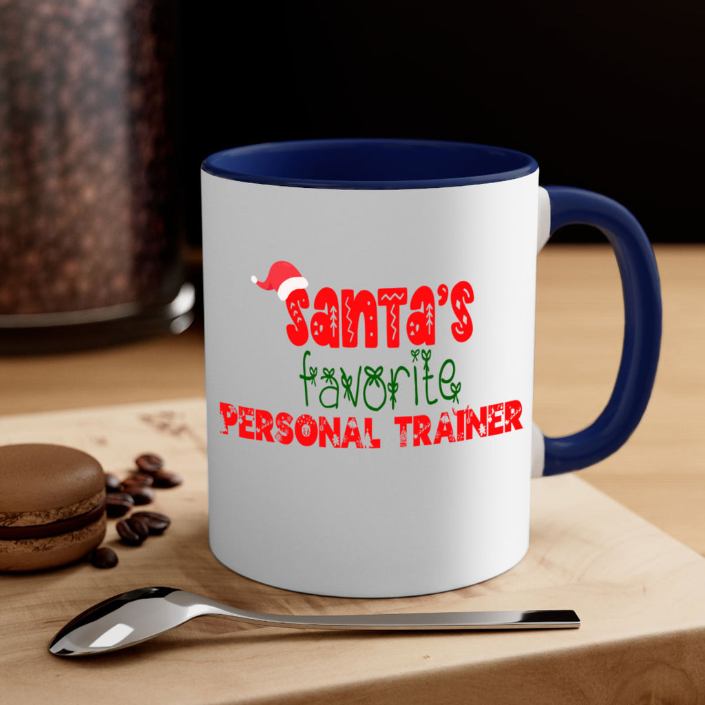 santas favorite personal trainer style 1007#- christmas-Mug / Coffee Cup