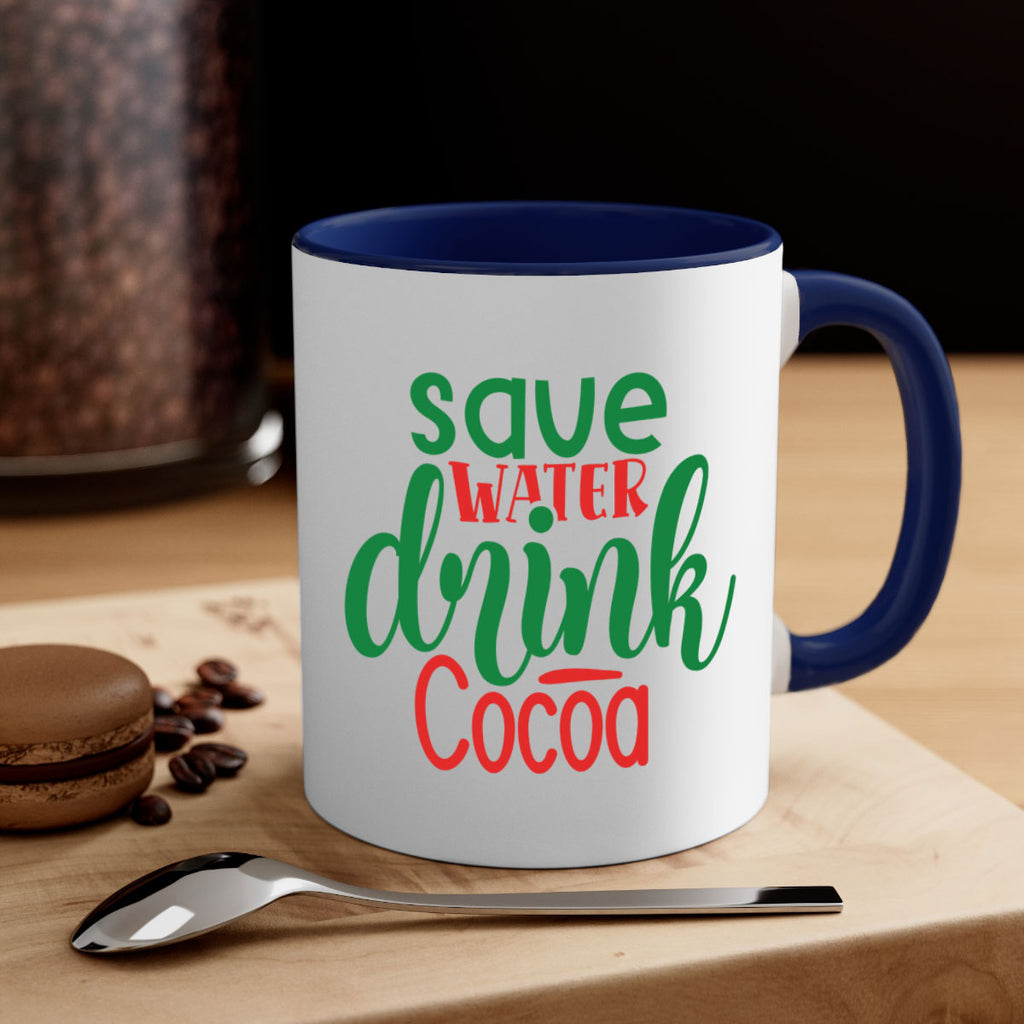 save water drink cocoa style 1167#- christmas-Mug / Coffee Cup