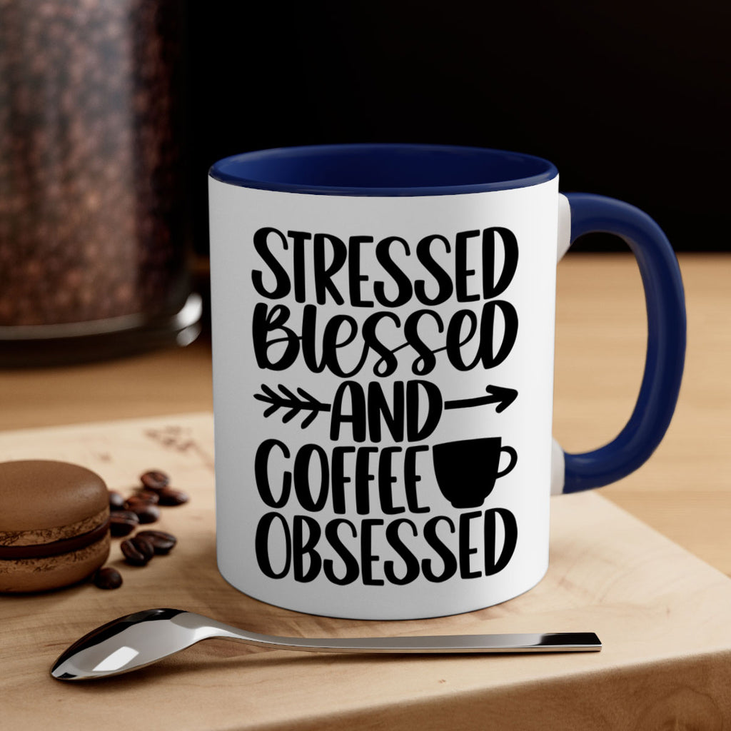 stressed blessed and 26#- coffee-Mug / Coffee Cup