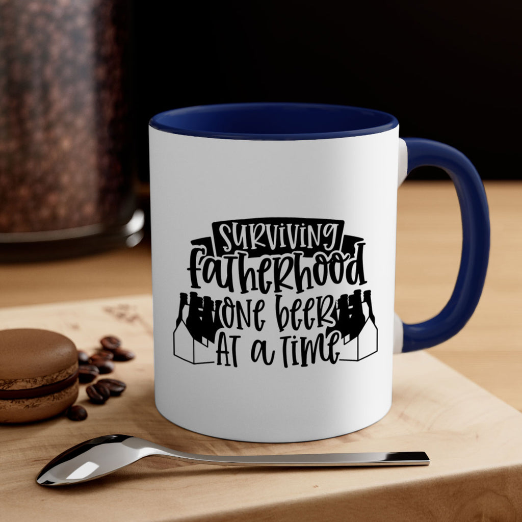 surviving fatherhood one beer at a time 19#- fathers day-Mug / Coffee Cup