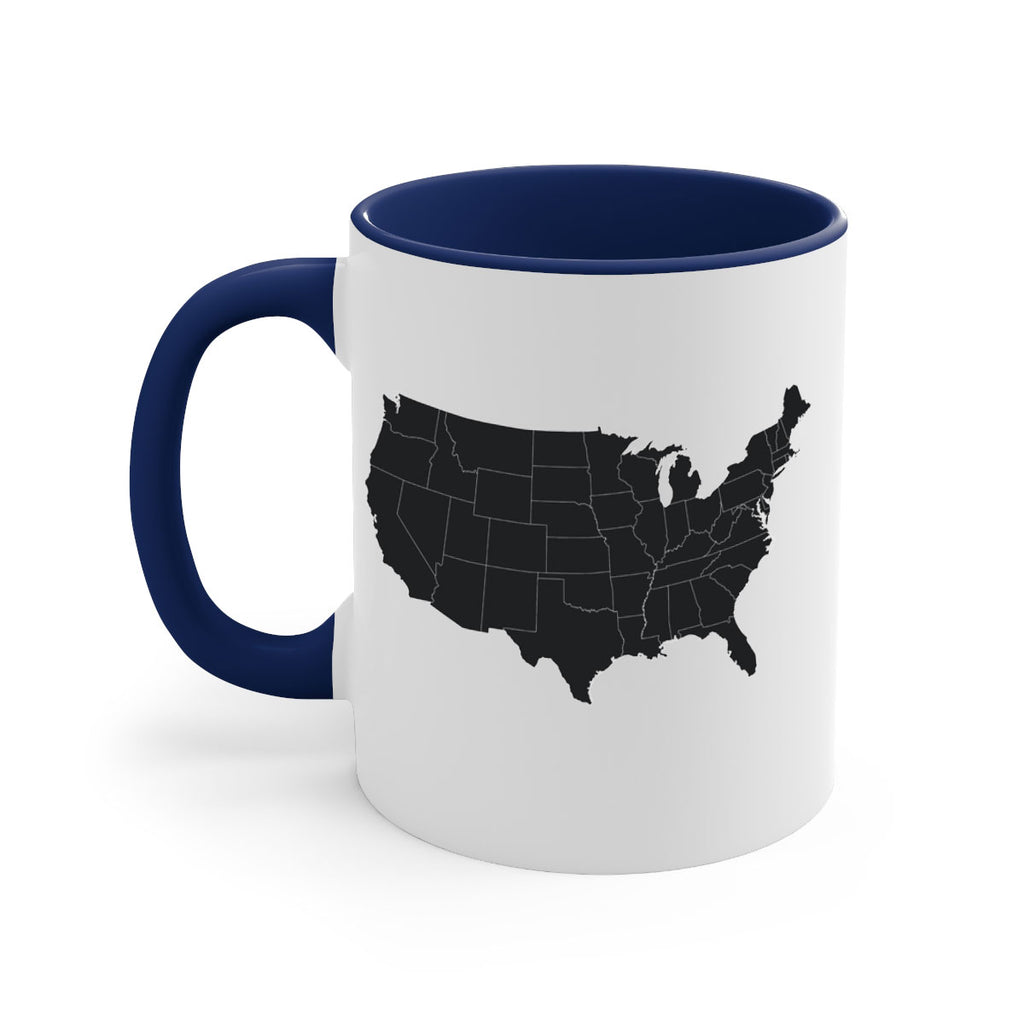 Separate Color Map Style 71#- 4th Of July-Mug / Coffee Cup