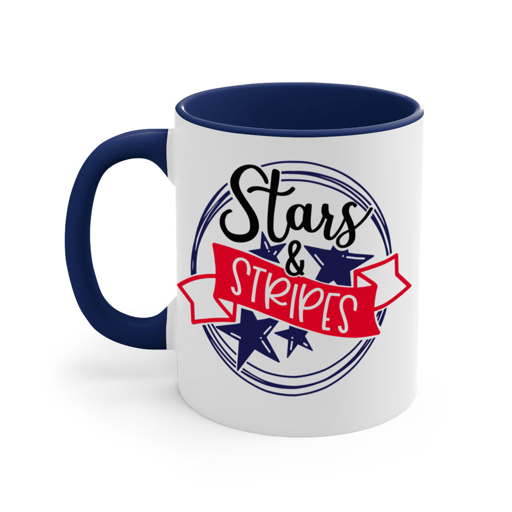 Stars StripeS Style 174#- 4th Of July-Mug / Coffee Cup