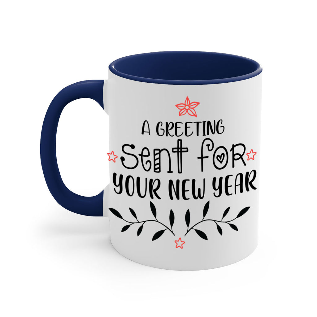 a greeting sent for your new year style 40#- christmas-Mug / Coffee Cup