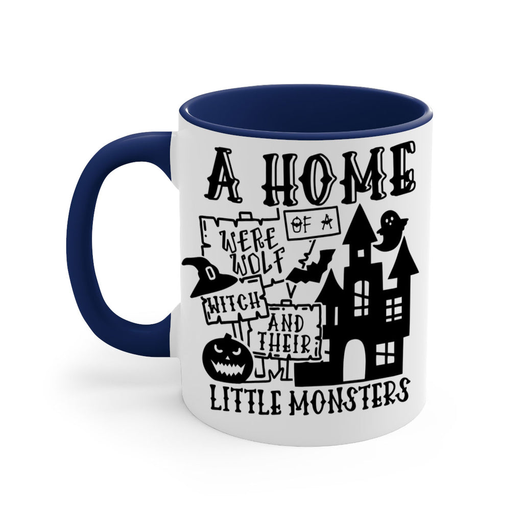 a home of a were wolf witch and their little monsters 96#- halloween-Mug / Coffee Cup