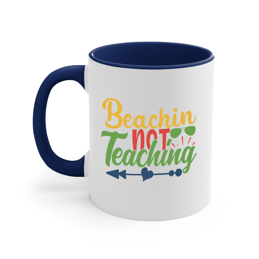 beachin not teaching Style 194#- teacher-Mug / Coffee Cup