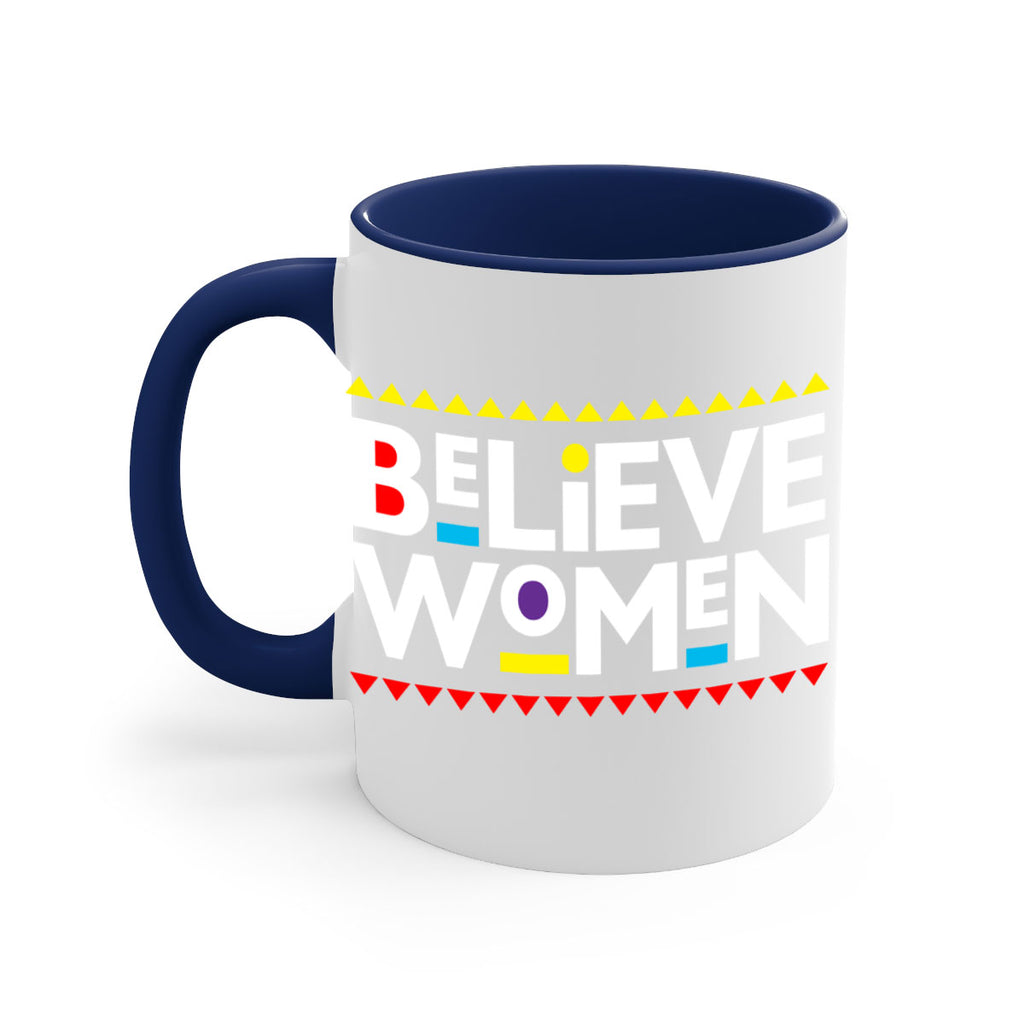 believewomen 254#- black words - phrases-Mug / Coffee Cup