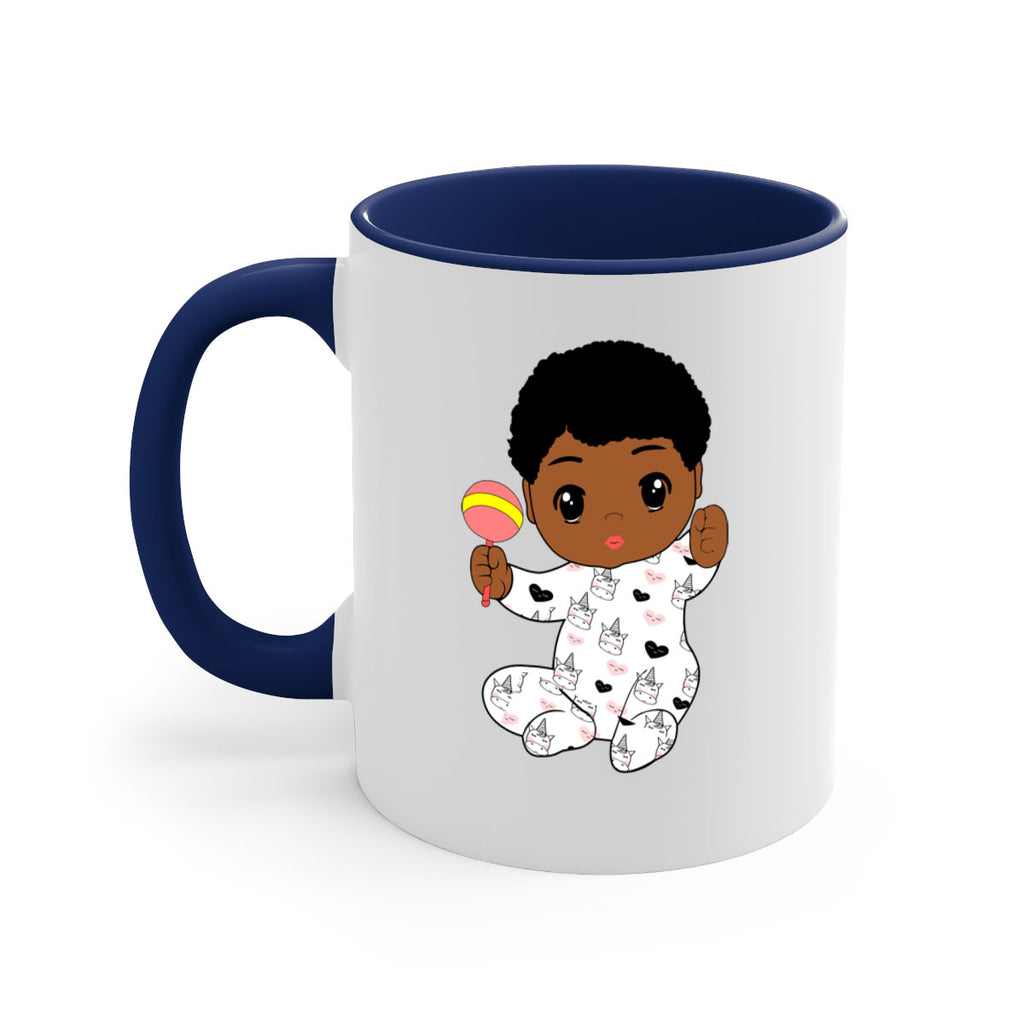 black baby boy 7#- Black men - Boys-Mug / Coffee Cup