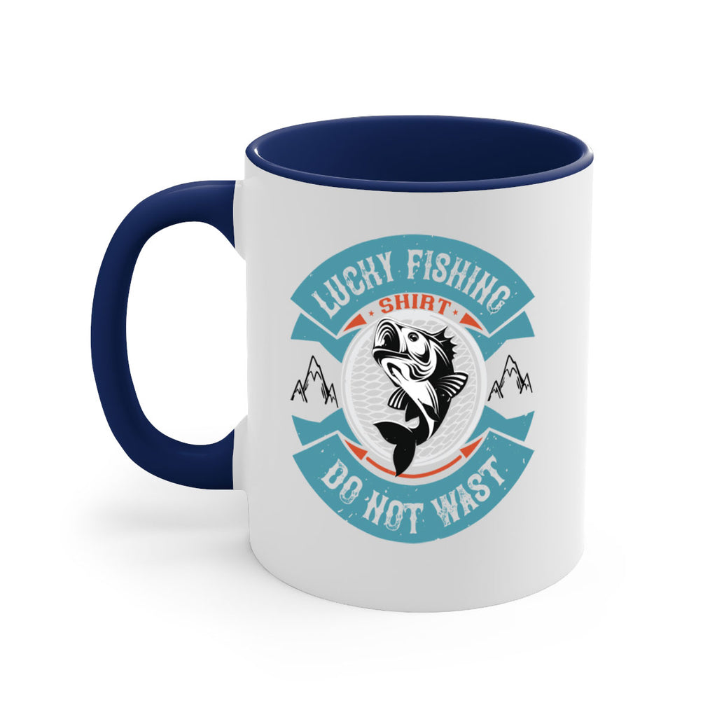 lucky fishing shirt do not wast 59#- fishing-Mug / Coffee Cup