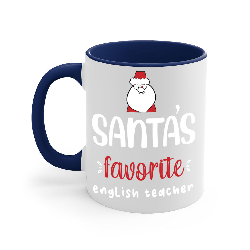 santa's favorite english teacher style 613#- christmas-Mug / Coffee Cup
