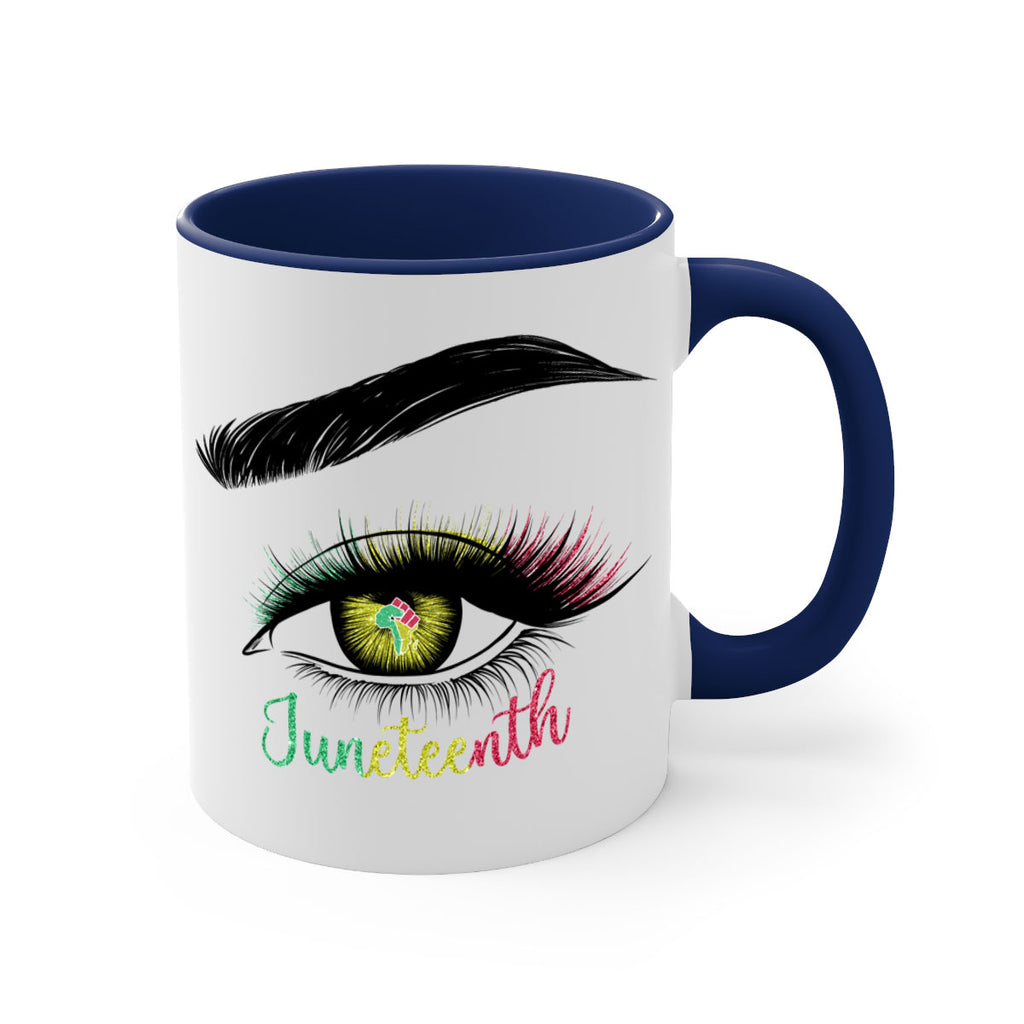 Juneteenth 1865 GirlS Eye 3#- juneteenth-Mug / Coffee Cup