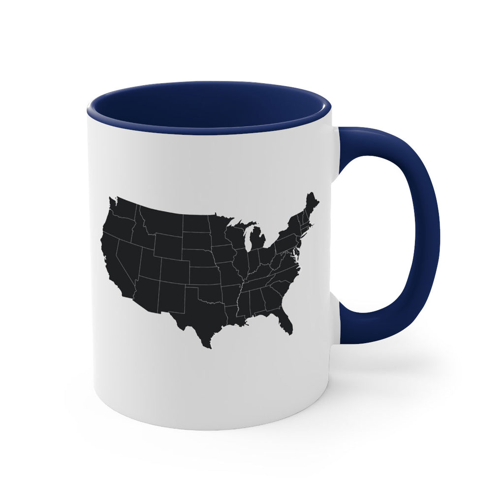 Separate Color Map Style 71#- 4th Of July-Mug / Coffee Cup