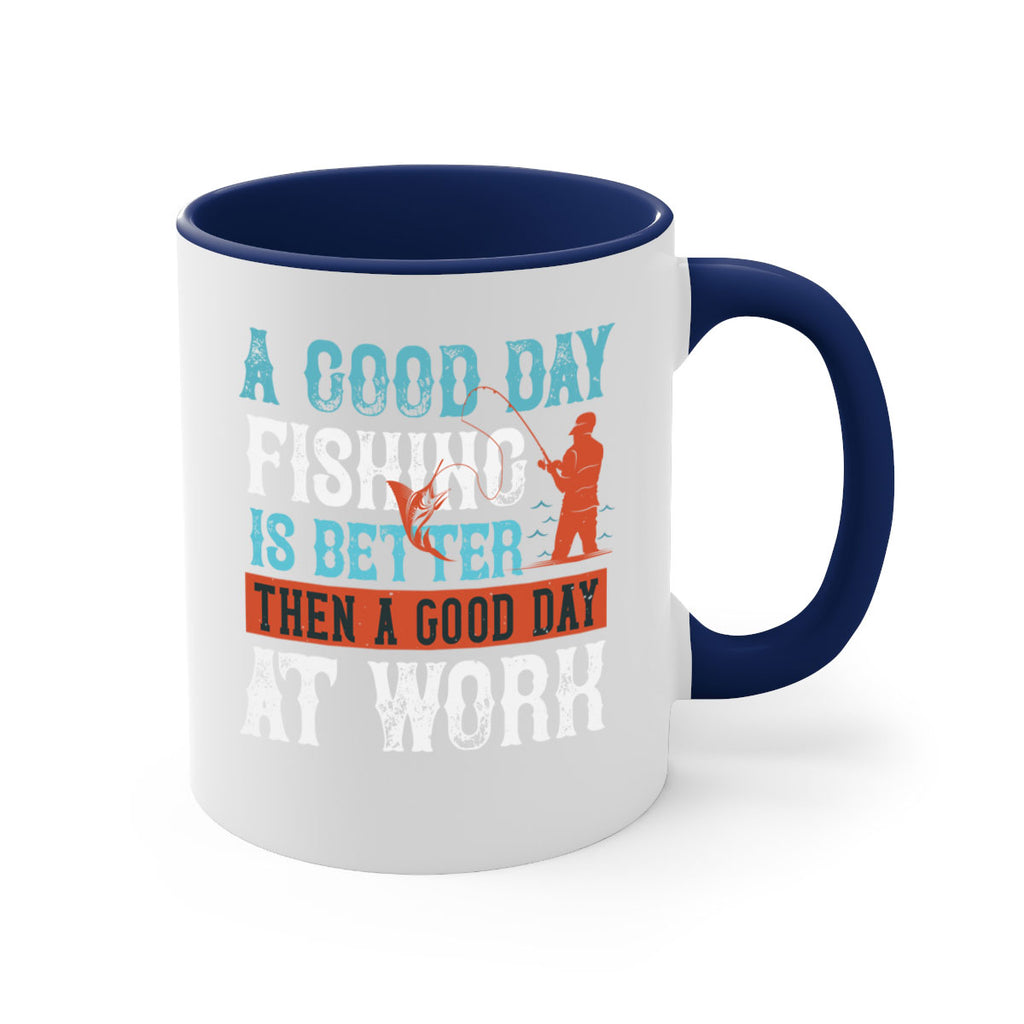 a good day fishing 186#- fishing-Mug / Coffee Cup