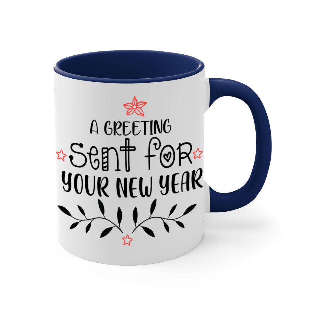 a greeting sent for your new year style 40#- christmas-Mug / Coffee Cup