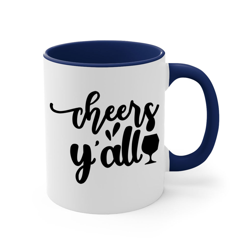 cheers yall 198#- wine-Mug / Coffee Cup