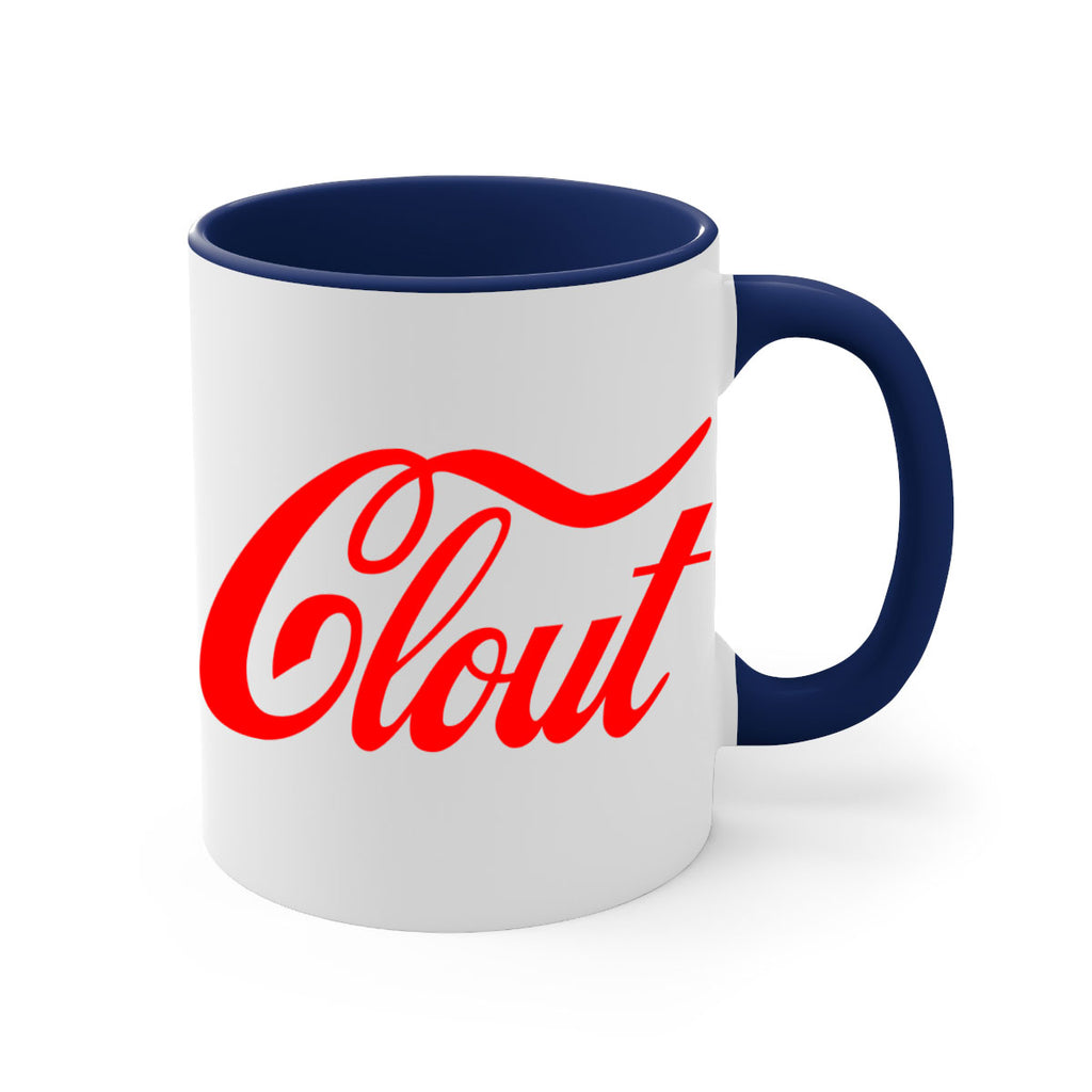 clout 185#- black words - phrases-Mug / Coffee Cup