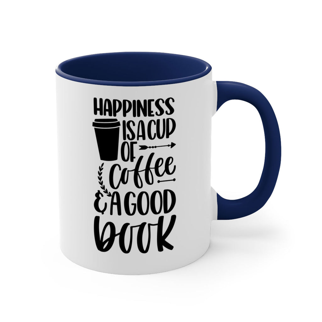 happiness is a cup of coffee 39#- Reading - Books-Mug / Coffee Cup