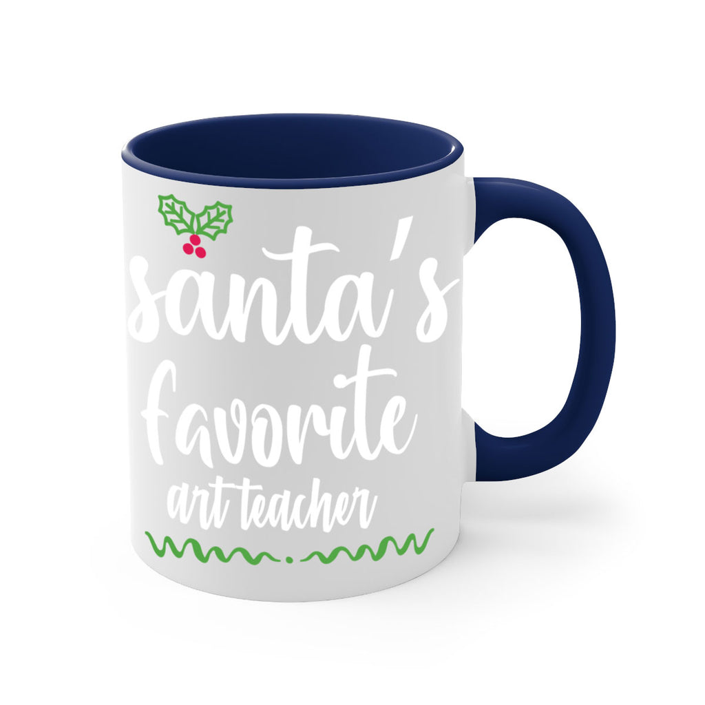santa's favorite art teacher style 612#- christmas-Mug / Coffee Cup