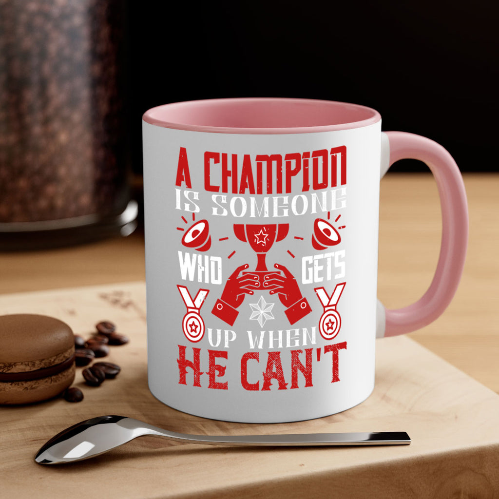 A champion is someone who gets up when he cant Style 50#- dentist-Mug / Coffee Cup