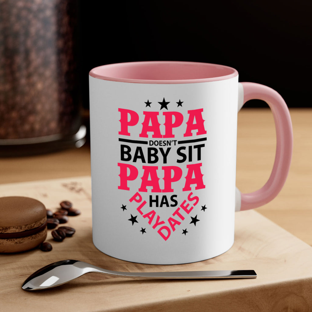 Papa Doesnt baby sit papa 117#- grandpa-Mug / Coffee Cup