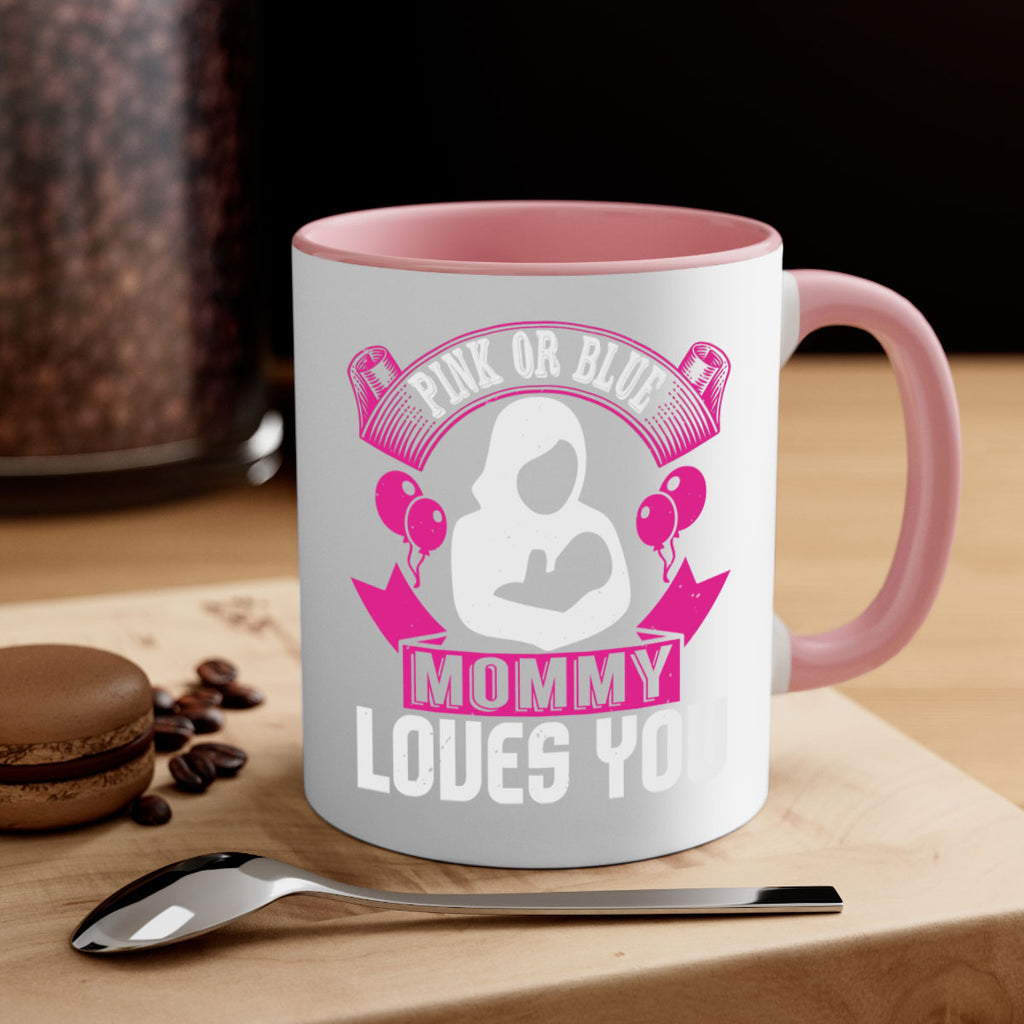 Pink or Blue Monny Loves You Style 178#- baby2-Mug / Coffee Cup