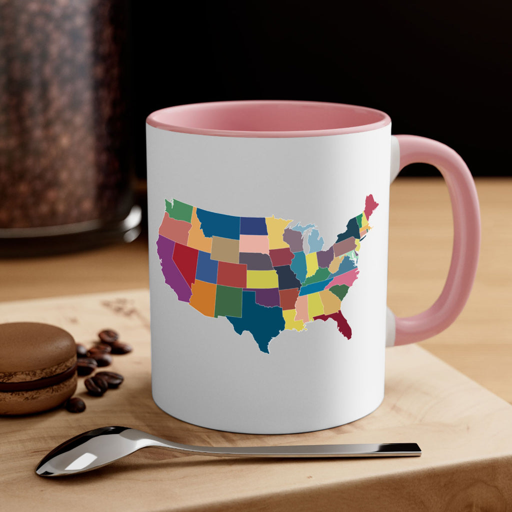 Separate Color Map Style 73#- 4th Of July-Mug / Coffee Cup