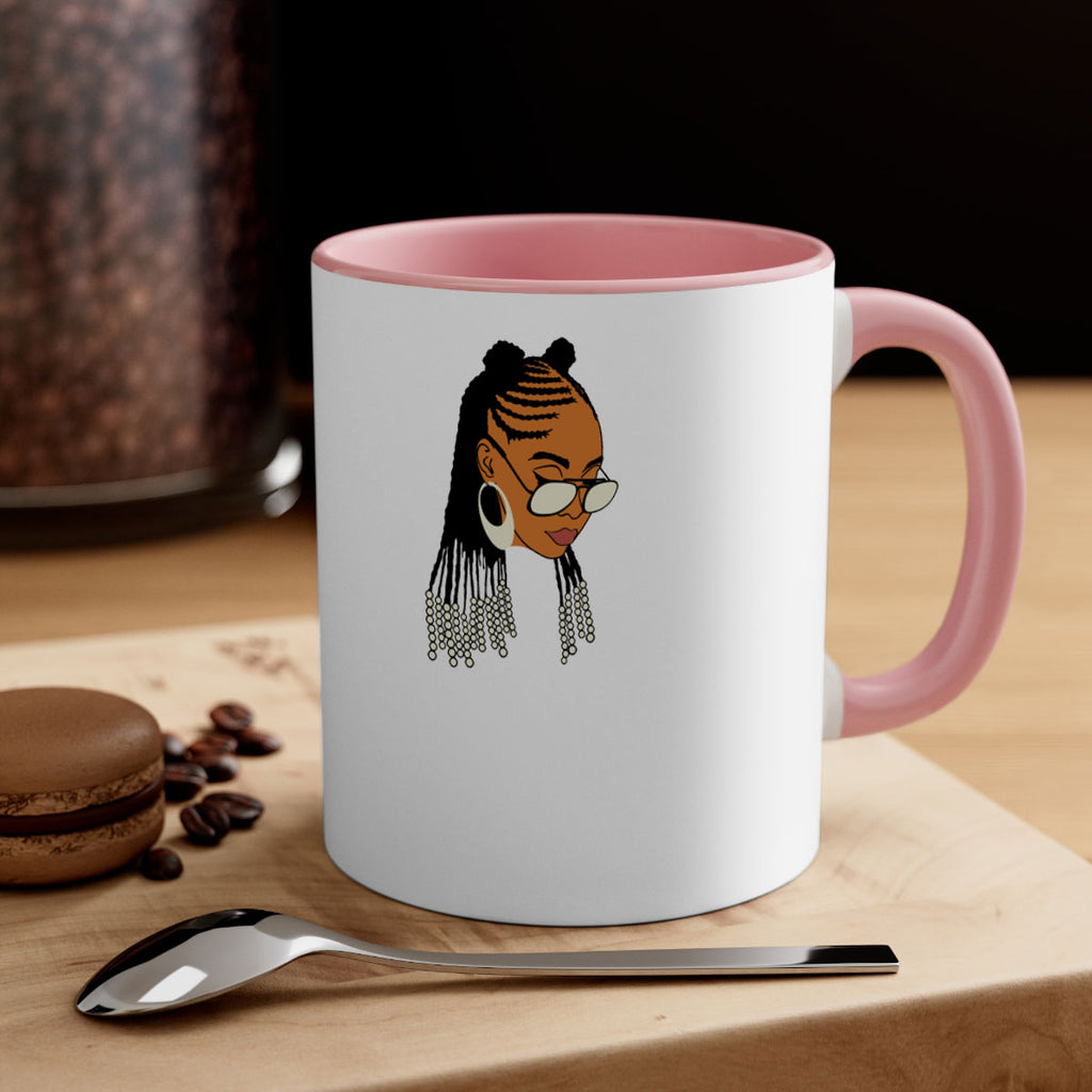 black afro 43#- Black women - Girls-Mug / Coffee Cup