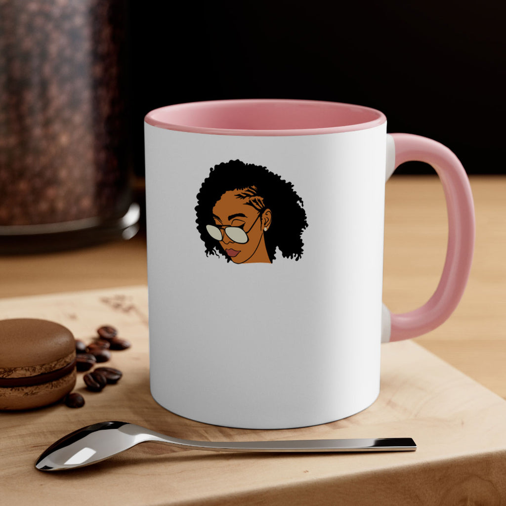 black afro 47#- Black women - Girls-Mug / Coffee Cup