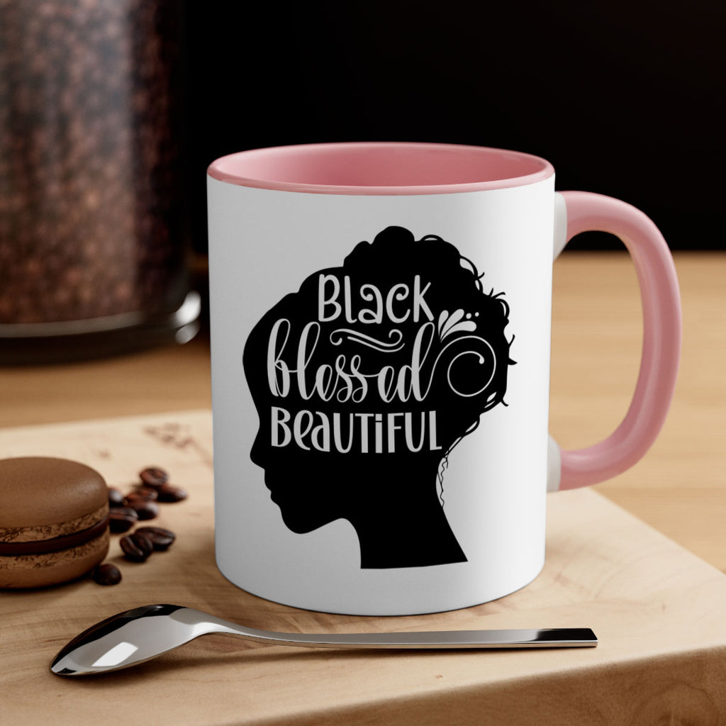 black blessed beautiful Style 62#- Black women - Girls-Mug / Coffee Cup